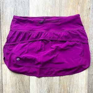 Like New Lululemon Hotta Hot Skort Mesh Trim